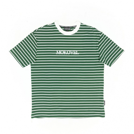 Mokovel T-shirt  Striped Green